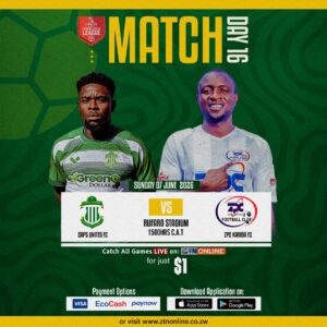 Match CAPS United FC vs ZPC Kariba FC